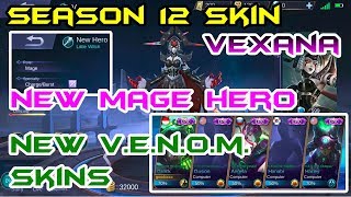 Season 12 Skin | New V.E.N.O.M. Skin | New Lord Design | New Brawl Map |  Mobile Legends Leak