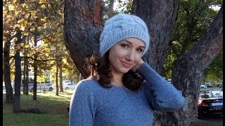 Как вязать шапку узор косы или жгут от Миланида (бесплатный МК)