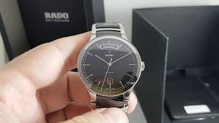 2018 Rado Centrix men's automatic watch with box and papers model number 01.770.0156.3.015