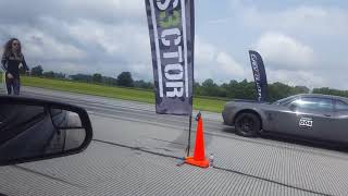 2018 Indy airstrip attack 603rwhp 2013 Mustang GT vs Dodge Challenger Demon