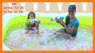 TRÒ CHƠI CUỘC CHIẾN BÓNG NƯỚC VÀ SÚNG NƯỚC - AI SẼ LÀ NGƯỜI BẠI TRẬN - ĐỒ CHƠI TRẺ EM WATER BALLOONS