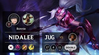 Nidalee Jungle vs Jarvan IV - KR Grandmaster Patch 9.9