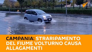 #Campania: straripamento del fiume #Volturno causa allagamenti