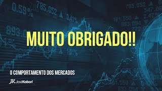 Agradeço a enorme audiência que vocês me deram na MasterClass - O Comportamento dos Mercados