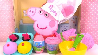 Chef Peppa Pig Cuisine Cupcakes en Pâte à Modeler