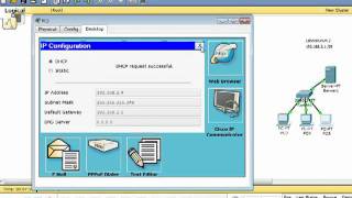Konfigurasi 2 LAN dengan IP yang berbeda di cisco packet tracer