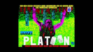 "Platoon" title music, ZX Spectrum 128k