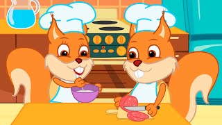 Famille d'Écureuil - Pizzaiolo Animé 2022 en Français