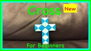 Smiggle Snake Puzzle or Rubik's Twist Tutorial for Beginners: How to Make a Cross or Crucifix