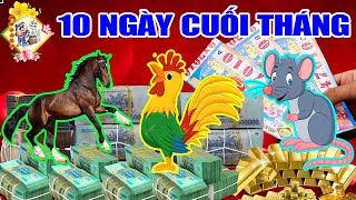 QUÁ KINH NGẠC, 3 Con Giáp Được Bề Trên Ưu Ái, Trúng Số Liên Tục, TIỀN VỀ Trả Hết Nợ, Đổi Đời GIÀU TO
