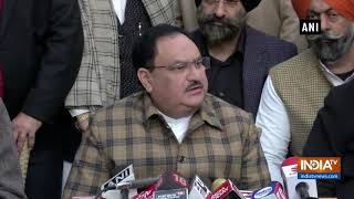 JP Nadda thanks Akali Dal for supporting BJP in Delhi elections
