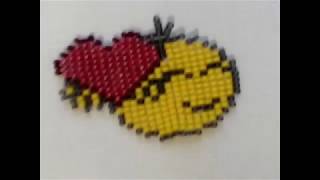 (5)Смайлик с сердечком.