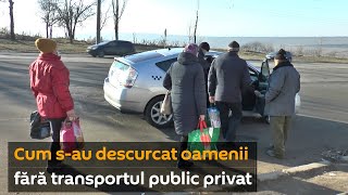 Protestul transportatorilor, văzut cu ochii pasagerilor
