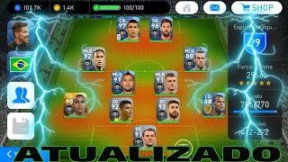 MONTANDO O TIME DOS SONHOS PES 2018 MOBILE DESPEDIDA
