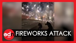 Under Siege: Mob Attacks Paris Police Station With Fireworks