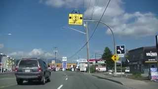 CHILLIWACK British Columbia Canada - Driving in the City - Sightseeing Drive - Free Blues