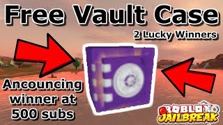 Purple Vault Giveaway! l Roblox Jailbreak