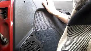 Как снять обшивку карту передней двери CITROEN BX 19/demontaz boczka drzwi/ door panel removal