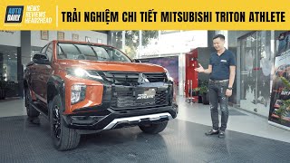 Trải nghiệm chi tiết Mitsubishi Triton Athlete với nội thất màu Hermès cực chất