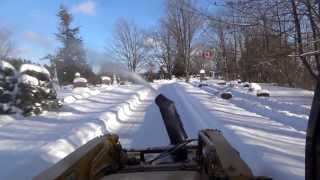 BLOWING SNOW LIKE ALLLLL DAY LONG we got hammered with it