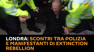 #Londra: scontri tra #polizia e manifestanti di Extinction Rebellion