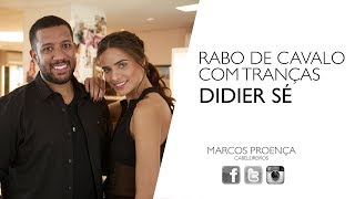 Rabo de cavalo com tranças