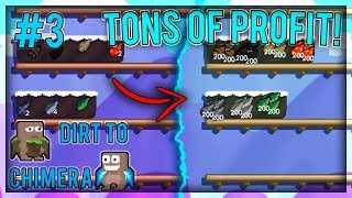 Starting a mass project! Tons of seeds! - Dirt To Chimera Wings #3 - Growtopia