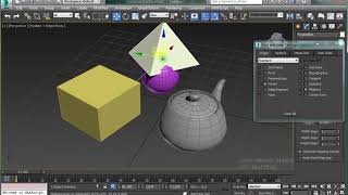 Дополнительные инструменты и привязки в 3d max