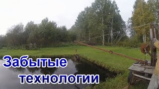 Забытые технологии.  Dragline excavator homemade