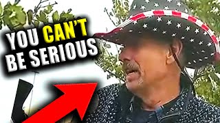 MAGA Cowboy Spews The DUMBEST Conspiracy Yet