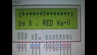 special character lcd show