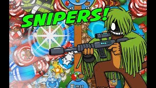 SNIPERS ROCK LATE GAME TOO! - Bloons TD Battles