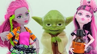 Видео для девочек. Куклы Monster High и йодовые сеточки