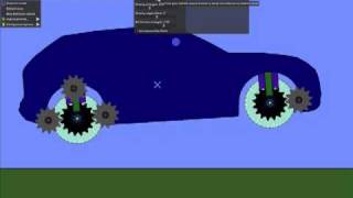 Algodoo Gear car