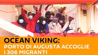 Ocean Viking: porto di Augusta accogliei 306 migranti