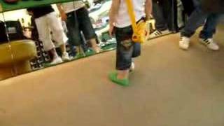 Little girl wants to buy high heel shoes