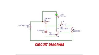DIY LED BLINKER WITH SPEED CONTROL