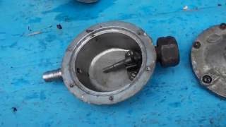 как из газового редуктора "лягушка" сделать редуктор для пропановой горелки