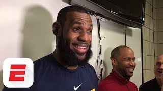 LeBron James talks Cavaliers' defense, NCAA tournament and more | ESPN
