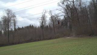 T-Rex 600ESP at 20-30km/h wind with gusts up to 67km/h