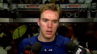 POST-GAME RAW | Connor McDavid