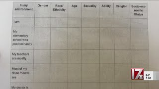 Parents concerned after Wake Forest teacher passes out 'diversity inventory' worksheet