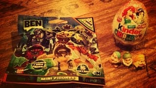 Фигурки Бен 10 и киндер сюрприз ,,Принцессы Дисней,,. Ben 10, kinder surprise, Disney Princesses