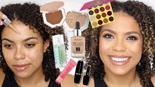Full Face New(ish) Makeup! Fenty Bronzers, Catrice Foundation, Skincare!