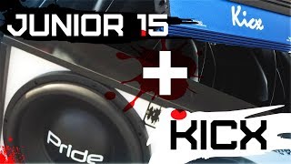 Pride junior 15 v2 + Kicx ap 1000d - Короб на 34 гц, нигеров играет отменно!
