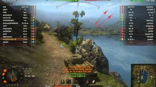 WorldOfTanks T-34-85 慘招砲雨攻擊