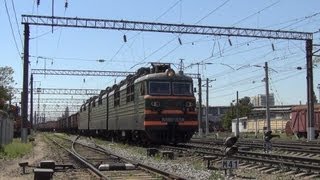 ВЛ80С-1658/1657 с грузовым поездом