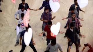 Flash Mob at CMR Central by Raghu Chakravyuh 2K17