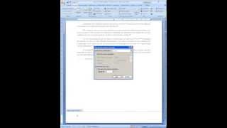 Word 2007 : Numérotation page d'un dossier à partir de de l'introduction