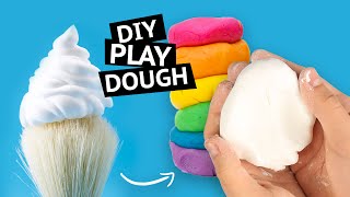 DIY Play Dough Out of Shaving Cream - How to make PLAY DOUGH with only TWO INGREDIENTS!